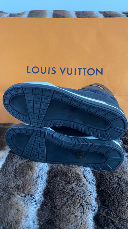 Basket Louis Vuitton bleu - Vinted