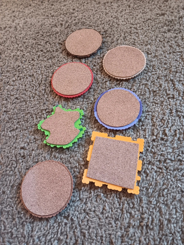 Viral Burger Coasters, made with Perler Beads 3