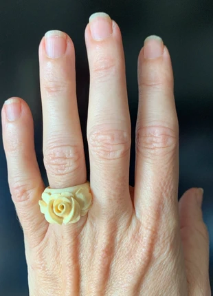 Très jolie bague rose en relief, marca: sans marque, estado: Bueno, tamaño: 16,5 mm Ø / 12, 25,00 €, 26,95 € Protección al comprador incluida