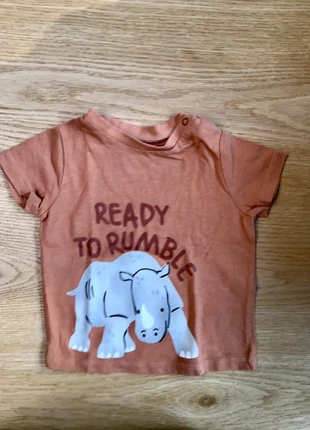 Hema T-shirt ready to rumble 62, marca: Hema, estado: Bueno, tamaño: 3-6 meses / 62 cm, 4,00 €, 4,90 € Protección al comprador incluida