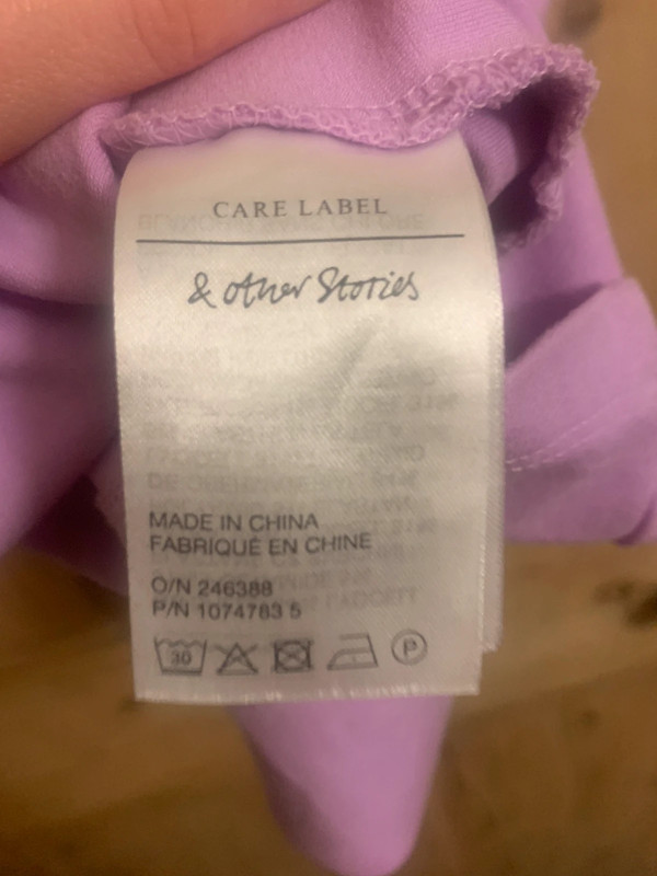 other stories lilac dress Vinted