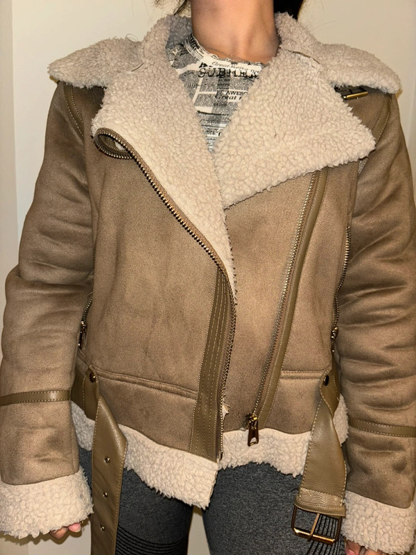 Veste hiver beige 1