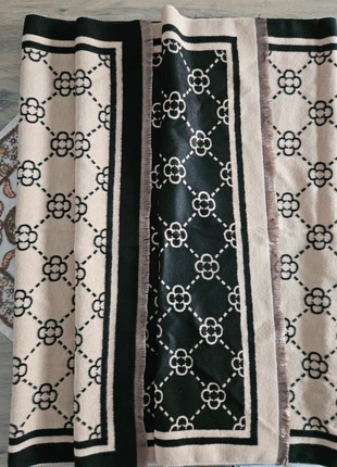 Elegant Black & Beige Pattern Scarf, état: Neuf avec étiquette, 5,00 €, 5,95 € Protection acheteurs incluse