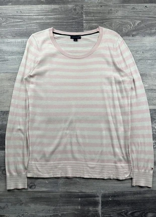 Pull-over rayé Tommy Hilfiger Rose et Blanc taille M, brand: Tommy Hilfiger, condition: Satisfactory, size: M / 38 / 10, €2.00, €2.80 includes Buyer Protection Pro