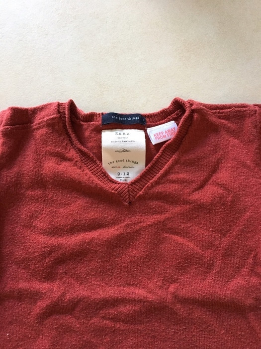 Pull rouge 2