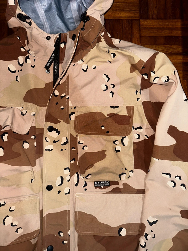 Stussy camo cheap taped field jacket