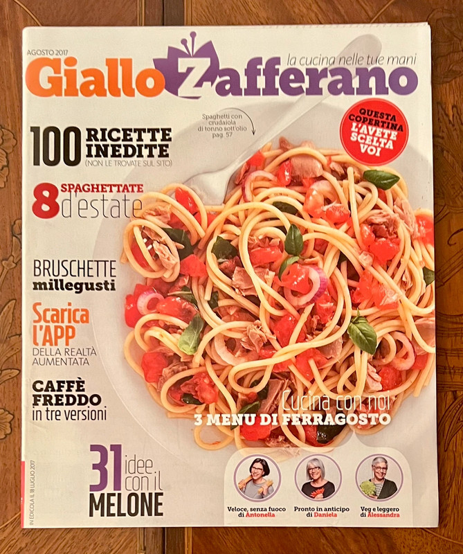 Giallo Zafferano - 100 ricette inedite - agosto 2017
