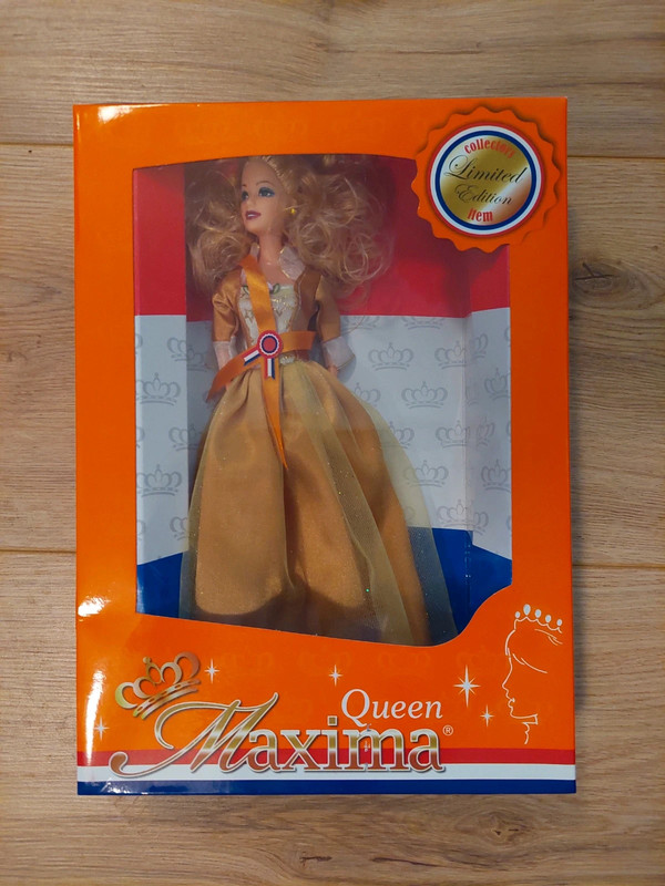 Queen Maxima pop.(Barbie stijl). Limited edition. Nieuw! 1