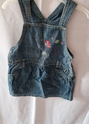 Robe en jeans, marca: Kitchoun, estado: Bom, tamanho: 12-18 meses / 80 cm, €1.00, €1.75 inclui Proteção do Comprador