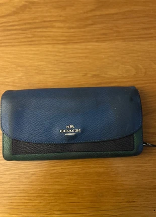 Coach Slim Continental Wallet – Color Block Design, brand: Coach, condition: Satisfactory, £12.50, £13.83 includes Buyer Protection