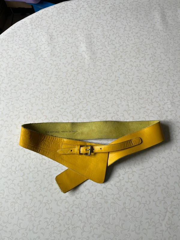 Ceinture en cuir vintage 1