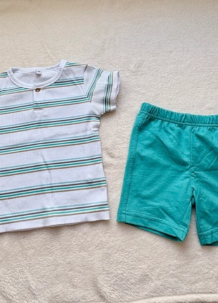 Ensemble garçon - 18 mois - Short t-shirt - SHEIN, marke: Shein, zustand: Neu, größe: 12-18 Monate / 80, 2,50 €, 3,33 € inklusive Vinted-Käuferschutz