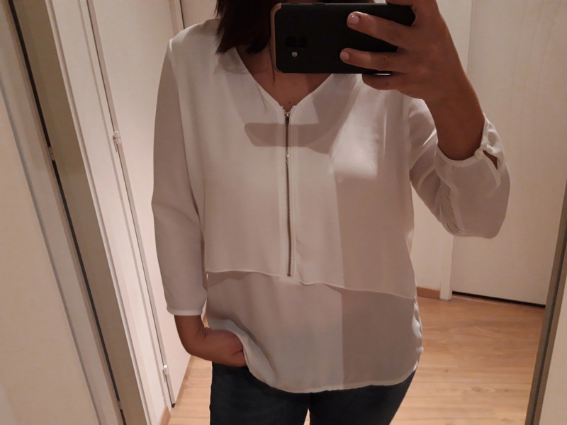 Jolie blouse blanche🌸 2