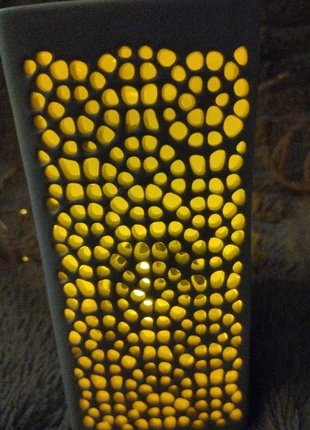 Porté bougie en ceramique et motifs blanc Neuf , marca: Arabesque, estado: Nuevo sin etiquetas, 12,00 €, 13,30 € Protección al comprador incluida