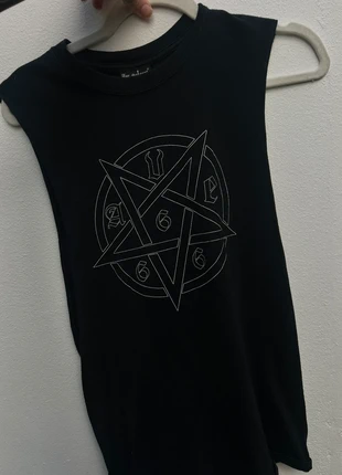 Satanic goth vest, brand: ave satanas, condition: Good, size: XS / 6, £12.00, £13.30 includes Buyer Protection