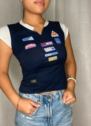 T-shirt Harvard con Toppe Logo - Taglia S, marca: Harvard, estado: Bueno, tamaño: S / 36 / 8, 5,00 €, 5,95 € Protección al comprador incluida