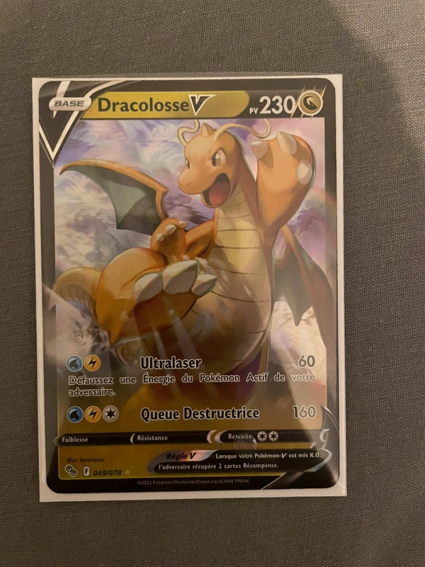 Carte Pokémon Go Dracolosse V