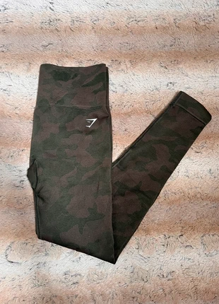 Legging Gymshark musculation fitness yoga | legging motif militaire | Taille S, marke: Gymshark, zustand: Sehr gut, größe: S / 36 / 8, 20,00 €, 21,70 € inklusive Vinted-Käuferschutz
