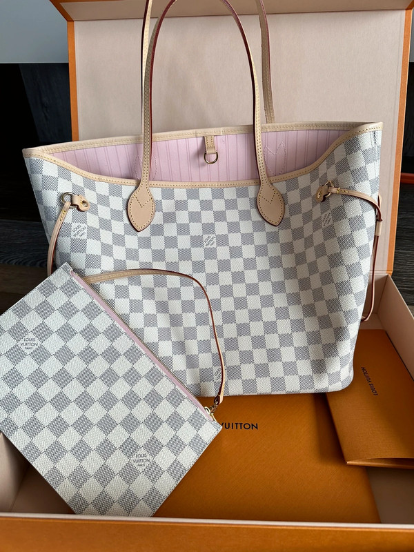 Louis Vuitton Neverfull MM rose pink - Vinted