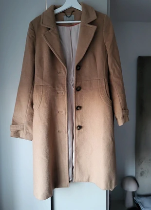 h&m camel wool blend coat with belt, brand: H&M, condition: Very good, size: S / UK 8-10, £22.00, £23.80 includes Buyer Protection