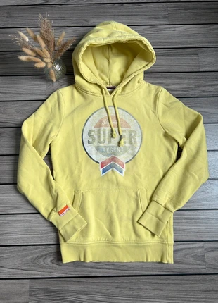 Superdry Vintage Hoodie • Yellow • Blacklabel Garment • S, merk: Superdry, staat: Heel goed, maat: S / 36 / 8, € 22,00, € 23,80 inclusief Kopersbescherming Pro