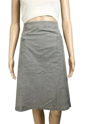 Jupe évasée en jean gris Anne Kelly - Taille 50, merk: Anne Kelly, staat: Heel goed, maat: 5XL / 50 / 22, € 14,00, € 15,40 inclusief Kopersbescherming Pro