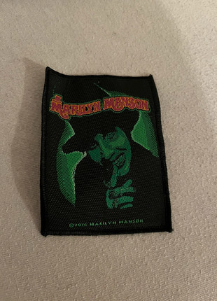 Obrázek k inzerátu: Marilyn Manson high quality patch emo gothic opium vintage