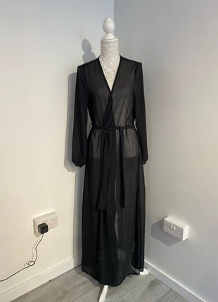 Women’s PLT Black Long Cover-Up – Size 8, brand: PrettyLittleThing, condition: Very good, size: S / UK 8-10, £7.00, £8.05 includes Buyer Protection