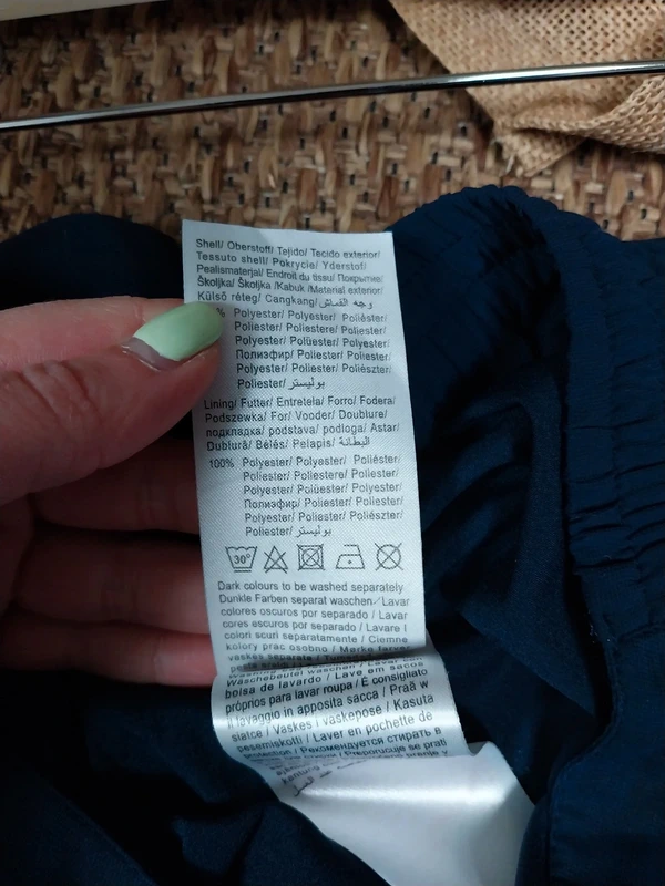 Short bleu marine à perles Vila 40 - photo numéro 3