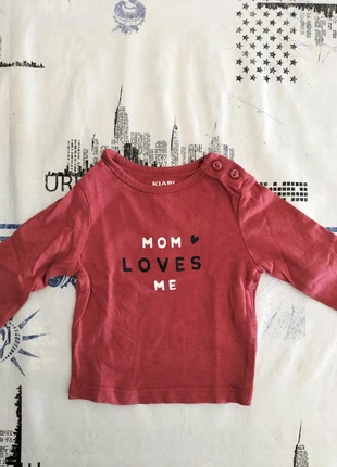 T-shirt manches longues neuf, brand: Kiabi, condition: New without tags, size: 1-3 months / 56 cm, €2.00, €2.80 includes Buyer Protection