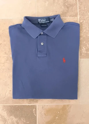 Polo Ralph Lauren homme S custom fit marine clair logo rouge excellent état pima coton, marke: Ralph Lauren, zustand: Sehr gut, größe: S, 24,99 €, 26,94 € beinhaltet Vinted-Käuferschutz Pro