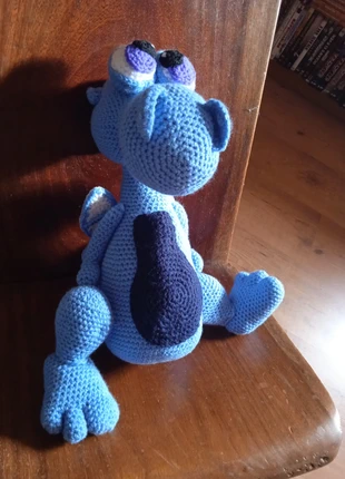 Léon le dragon amigurumi au crochet fait main, brand: Handmade, condizioni: Nuovo con cartellino, taglia: Taglia unica, €25.00, €26.95 include la Protezione acquisti