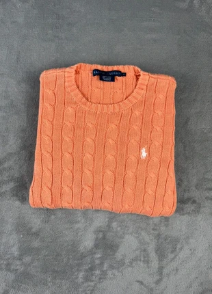 Torsadé Polo Ralph Lauren col rond | Taille S | Orange logo blanc, marque: Ralph Lauren, état: Très bon état, taille: S / 36 / 8, 39,90 €, 42,60 € Protection acheteurs incluse