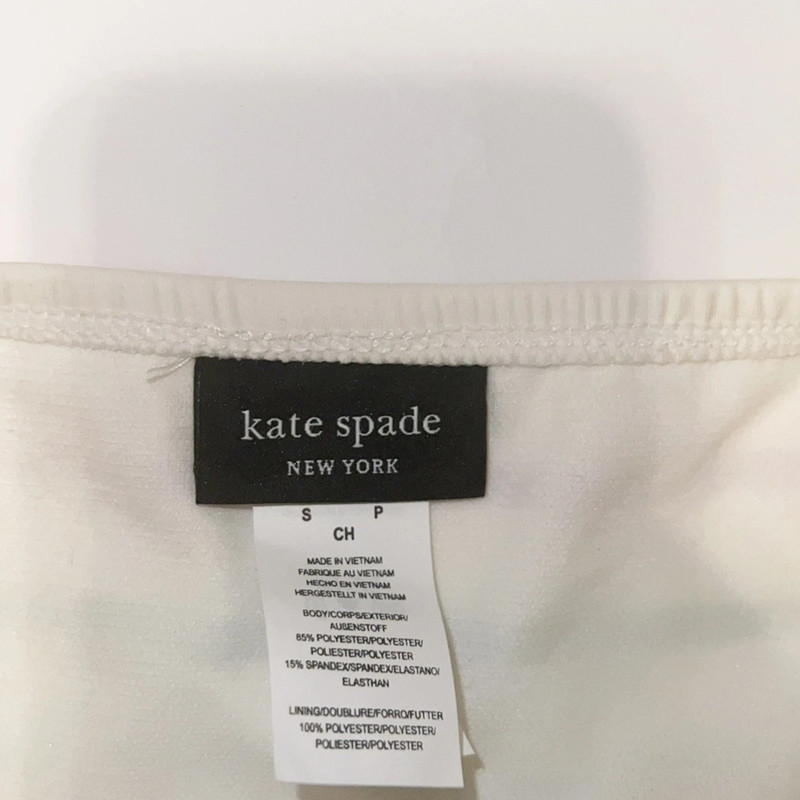 Kate Spade String Bikini Bottom Party Stripe Size Small 2