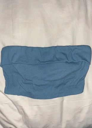 tube top azul, marca: Shein, estado: Bom, tamanho: XS / 34 / 6, €3.00, €3.85 inclui Proteção do Comprador