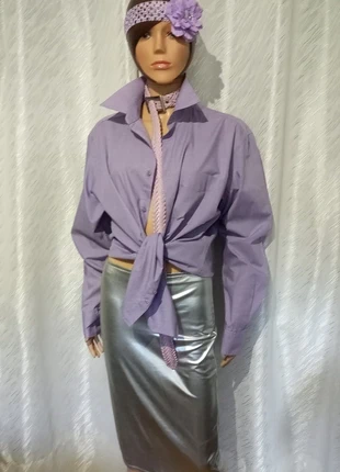 Chemise homme "Urban Kiabi" parme lilas mauve FR 41/42, marke: Urban Kiabi, zustand: Sehr gut, größe: XL, 12,00 €, 13,30 € inklusive Vinted-Käuferschutz