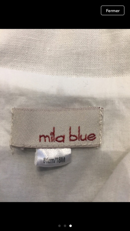 Robe blouse Mila Blue 4