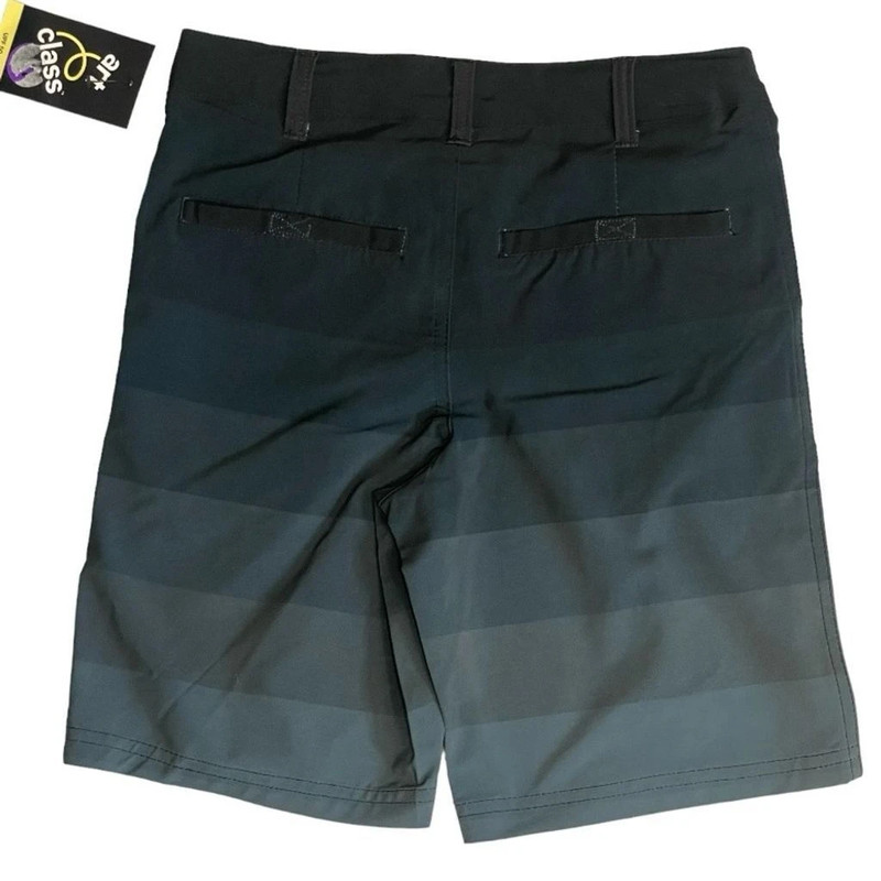 Boys Striped Hybrid Swim Trunk Shorts - Art Class 2