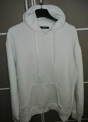Hoodie bianca unisex_tagliaL-XL, colore bianco, brand: Candida, condizioni: Nuovo senza cartellino, taglia: XL, €6.00, €7.00 include la Protezione acquisti
