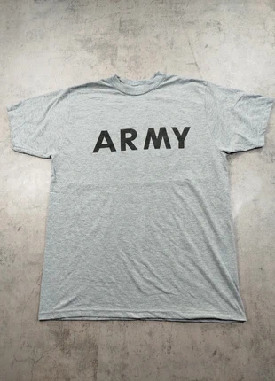 T-shirt/ Maillot manche courte gris US Army flocage noir L Homme, brand: U.S. ARMY, condition: Very good, size: L, €10.00, €11.20 includes Buyer Protection Pro