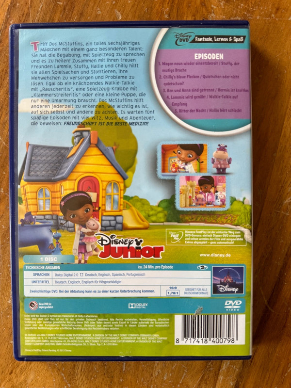 Kinder DVDs 2 Stück: DOC Mc Stuffins Spielzeugärztin 5