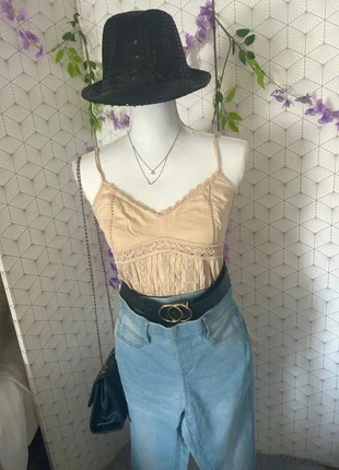 Débardeur beige, brand: Camaïeu, condition: Very good, size: M / 38 / 10, €2.50, €3.33 includes Buyer Protection