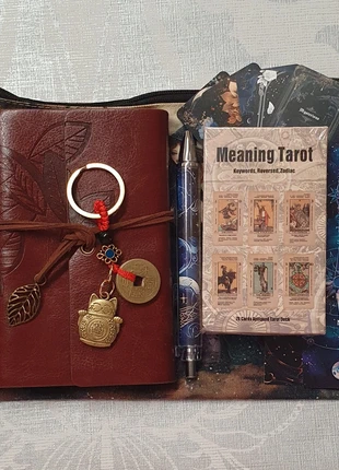Tarot set. Pouch. Pen. Stickers. Book mark. Keyring. Notebook. Celestial. Mystic. Psychic, brand: Tarot, condition: New without tags, £10.00, £11.20 includes Buyer Protection