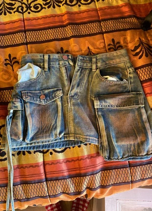 minigonna di jeans y2k, marca: y2k, estado: Nuevo sin etiquetas, tamaño: XS / 34 / 6, 10,00 €, 11,20 € Protección al comprador incluida