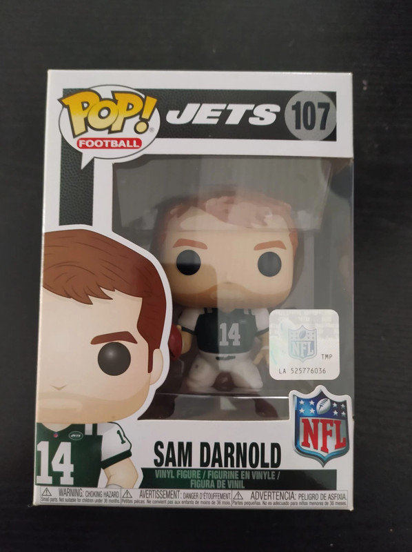 NFL Football Sam Darnold Jets Funko POP! Vinyl Figure 107