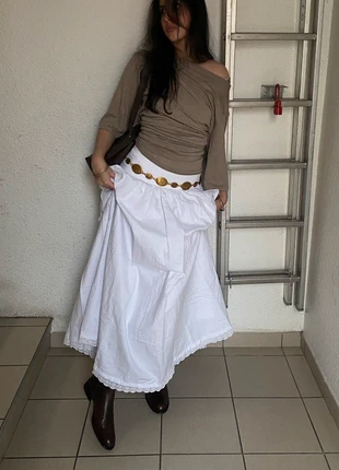 Jupe maxi 100%coton, marque: Etera, état: Neuf avec étiquette, taille: L / 40 / 12, 55,00 €, 58,45 € Protection acheteurs incluse