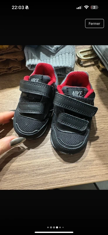 Basket Nike bébé - 18,5 / parfait état - photo numéro 5