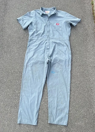 The vintage 1990’s dickies jumpsuit/combinaison workwear grise - Taille XL, marque: Dickies, état: Très bon état, taille: XL, 25,00 €, 26,95 € Protection acheteurs (Pro) incluse