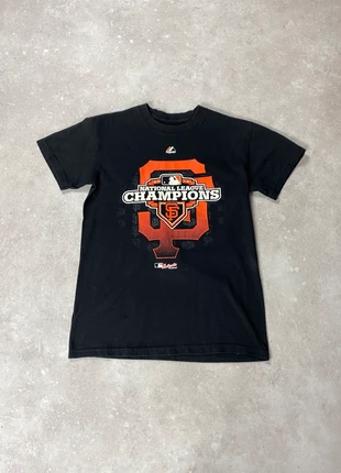 T-shirt vintage MLB San Francisco Giants Champions Majestic noir - Taille S (petit), brand: Majestic, condition: Very good, size: S, €10.00, €11.20 includes Buyer Protection