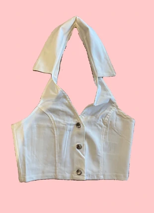 crop top / weste, marke: H&M, zustand: Sehr gut, größe: XS / 34 / 6, 11,00 €, 12,25 € inklusive Vinted-Käuferschutz